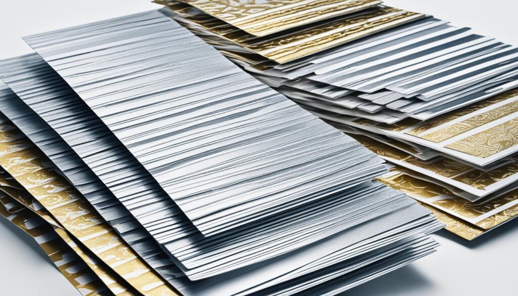 Paper metal products